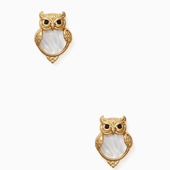 kate spade Jewelry Kate Spade Nwt Gold Owl Stud Earrings Poshmark